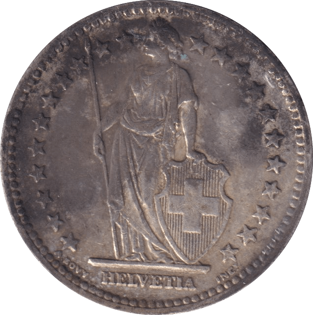 1948 TWO FRANCS FRANCE - SILVER WORLD COINS - Cambridgeshire Coins