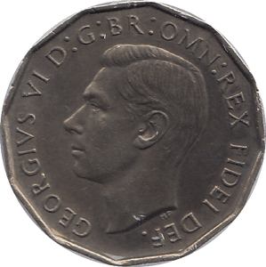 1949 BRASS THREEPENCE ( AUNC ) KD - THREEPENCE - Cambridgeshire Coins