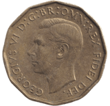 1949 BRASS THREEPENCE ( AUNC ) - THREEPENCE - Cambridgeshire Coins