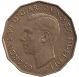 1949 BRASS THREEPENCE ( AUNC ) - THREEPENCE - Cambridgeshire Coins