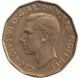 1949 BRASS THREEPENCE ( EF ) - THREEPENCE - Cambridgeshire Coins