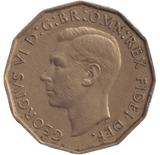 1949 BRASS THREEPENCE ( EF ) - THREEPENCE - Cambridgeshire Coins