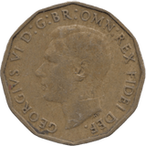 1949 BRASS THREEPENCE ( EF ) - THREEPENCE - Cambridgeshire Coins