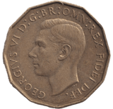 1949 BRASS THREEPENCE ( EF ) - THREEPENCE - Cambridgeshire Coins