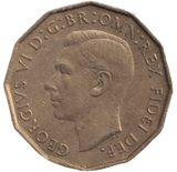 1949 BRASS THREEPENCE ( EF ) - THREEPENCE - Cambridgeshire Coins