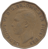 1949 BRASS THREEPENCE ( GF ) - THREEPENCE - Cambridgeshire Coins