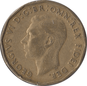 1949 BRASS THREEPENCE ( GF ) - Threepence - Cambridgeshire Coins