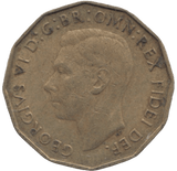 1949 BRASS THREEPENCE ( VF ) - THREEPENCE - Cambridgeshire Coins