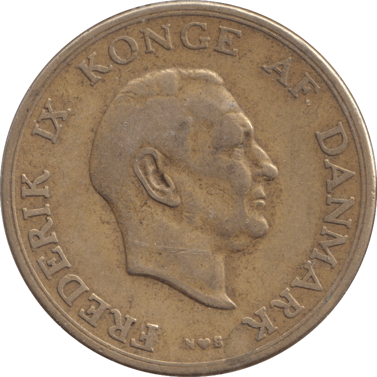 1949 DANISH 2 KRONER - Silver Proof - Cambridgeshire Coins