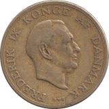 1949 DANISH 2 KRONER - Silver Proof - Cambridgeshire Coins