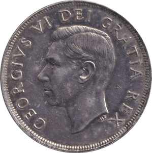 1949 DOLLAR CANADA - SILVER WORLD COINS - Cambridgeshire Coins