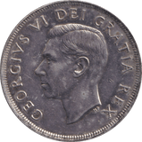 1949 DOLLAR CANADA - SILVER WORLD COINS - Cambridgeshire Coins
