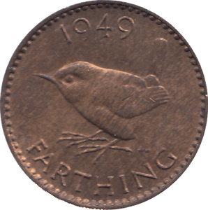 1949 FARTHING ( AUNC ) - FARTHING - Cambridgeshire Coins