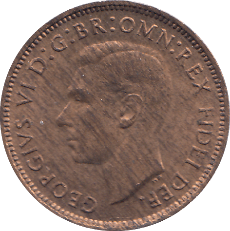 1949 FARTHING ( AUNC ) - FARTHING - Cambridgeshire Coins