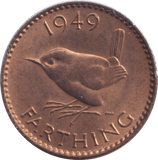 1949 FARTHING ( UNC ) - FARTHING - Cambridgeshire Coins