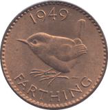 1949 FARTHING ( UNC ) - FARTHING - Cambridgeshire Coins