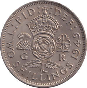 1949 FLORIN ( AUNC ) - FLORIN - Cambridgeshire Coins
