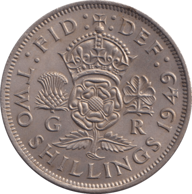 1949 FLORIN ( AUNC ) - FLORIN - Cambridgeshire Coins