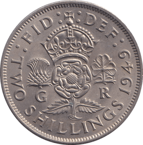 1949 FLORIN ( UNC ) - FLORIN - Cambridgeshire Coins