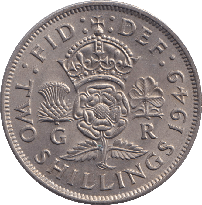 1949 FLORIN ( UNC ) - FLORIN - Cambridgeshire Coins
