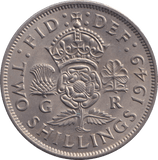 1949 FLORIN ( UNC ) - FLORIN - Cambridgeshire Coins