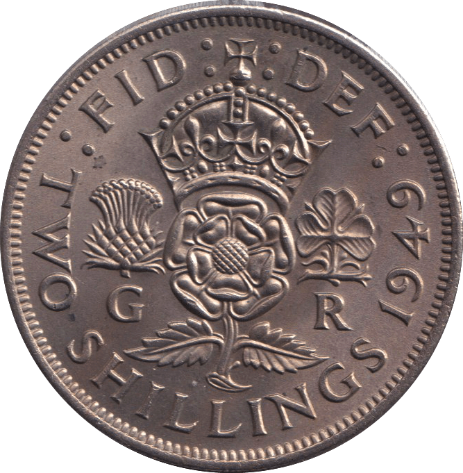 1949 FLORIN ( UNC ) - FLORIN - Cambridgeshire Coins