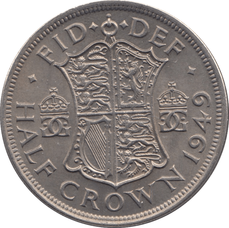 1949 HALFCROWN ( UNC ) - Halfcrown - Cambridgeshire Coins