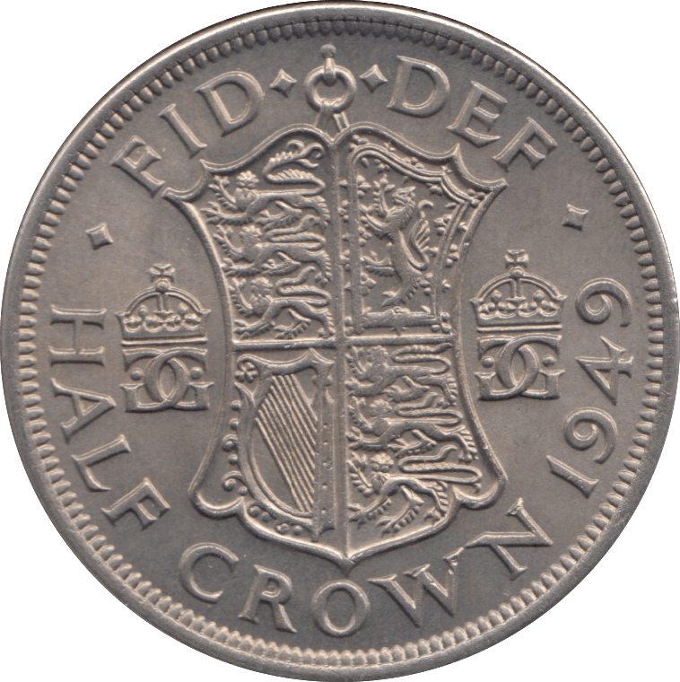 1949 HALFCROWN ( UNC ) - HALFCROWN - Cambridgeshire Coins