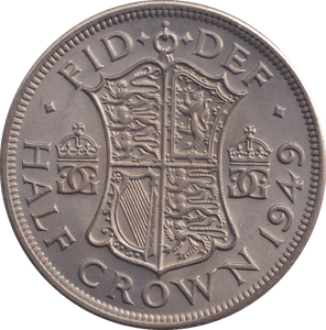 1949 HALFCROWN ( UNC ) - HALFCROWN - Cambridgeshire Coins
