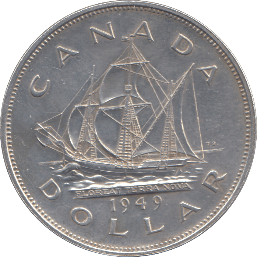 1949 ONE DOLLAR CANADA - WORLD COINS - Cambridgeshire Coins
