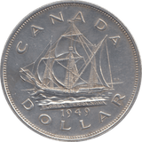1949 ONE DOLLAR CANADA - WORLD COINS - Cambridgeshire Coins