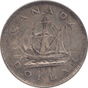 1949 ONE DOLLAR CANADA - WORLD COINS - Cambridgeshire Coins