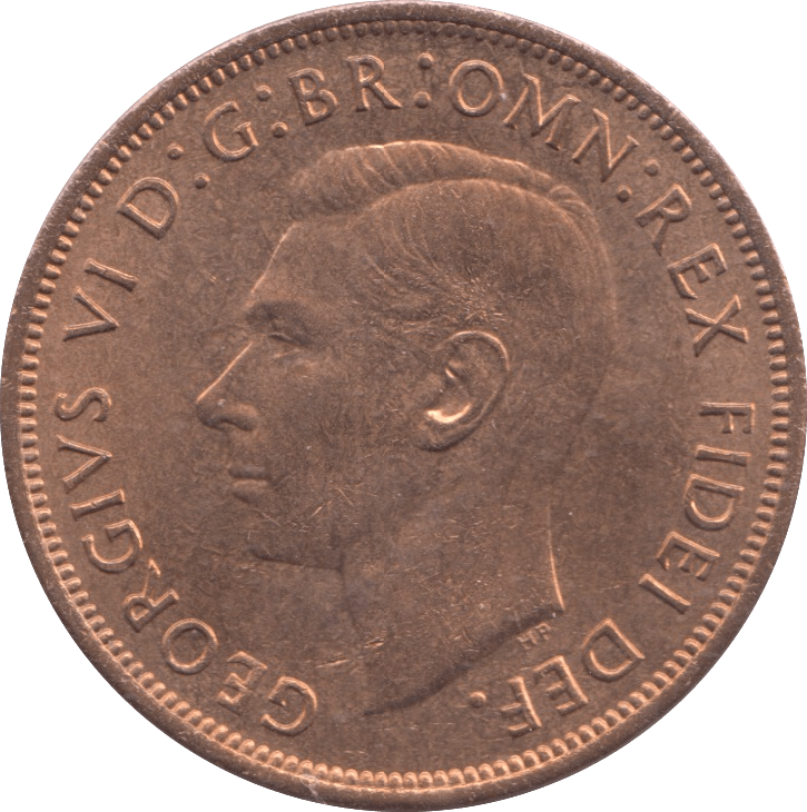 1949 ONE PENNY ( UNC ) - PENNY - Cambridgeshire Coins
