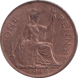 1949 PENNY ( AUNC ) - PENNY - Cambridgeshire Coins
