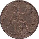 1949 PENNY BRITANNIA ( AUNC ) - PENNY - Cambridgeshire Coins