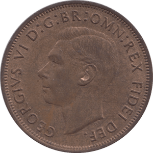 1949 PENNY BRITANNIA ( AUNC ) - PENNY - Cambridgeshire Coins