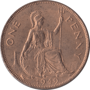 1949 PENNY ( BU ) 2 - Penny - Cambridgeshire Coins