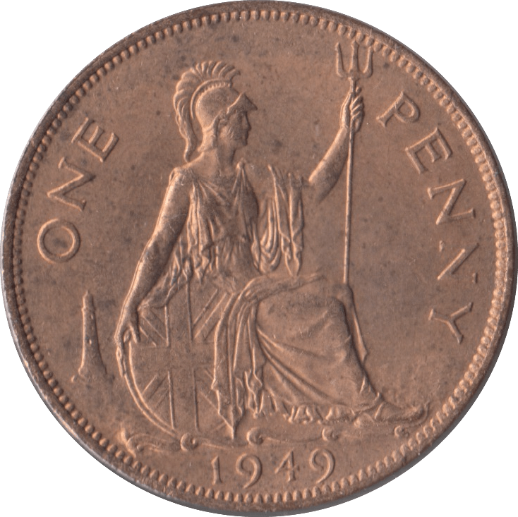 1949 PENNY ( BU ) 2 - Penny - Cambridgeshire Coins