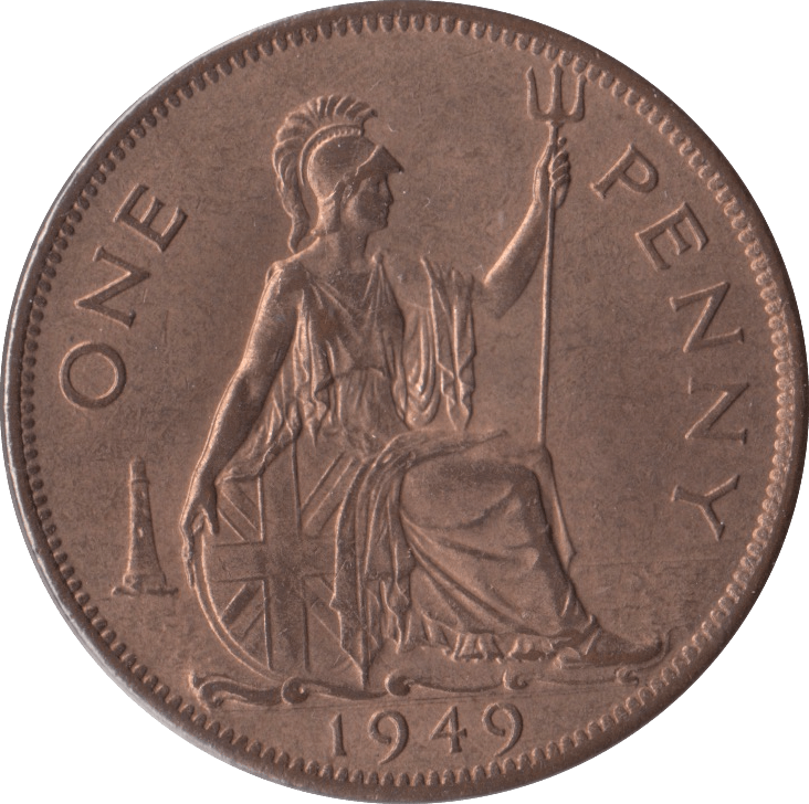 1949 PENNY ( BU ) B - Penny - Cambridgeshire Coins