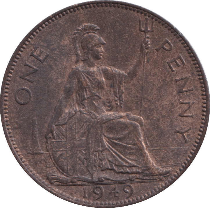 1949 PENNY GEORGE VI ( UNC ) - PENNY - Cambridgeshire Coins
