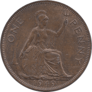 1949 PENNY ( UNC ) 5 - PENNY - Cambridgeshire Coins