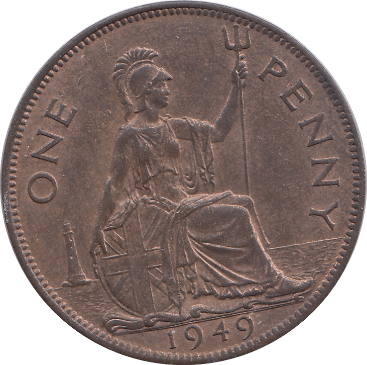1949 PENNY ( UNC ) - PENNY - Cambridgeshire Coins