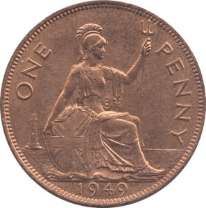 1949 PENNY ( UNC ) - PENNY - Cambridgeshire Coins