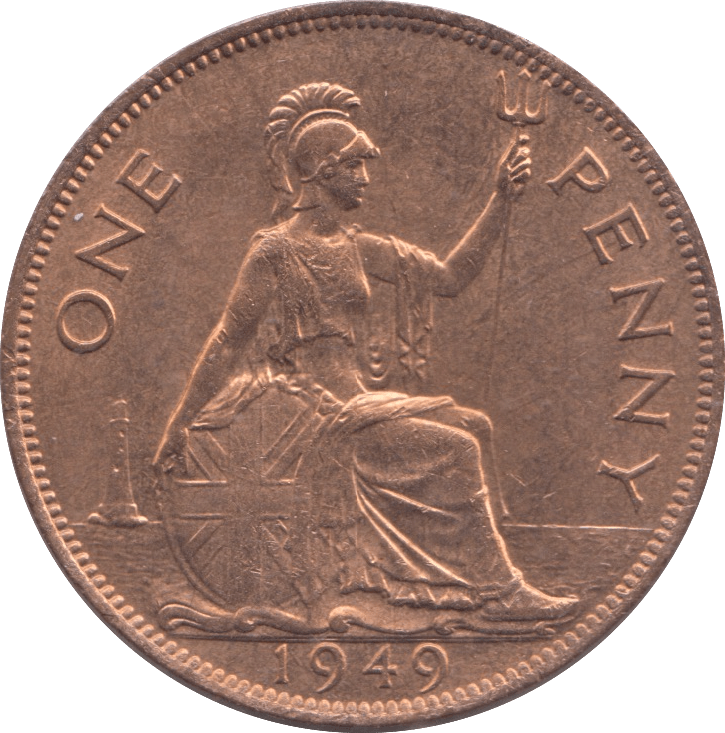 1949 PENNY ( UNC ) - PENNY - Cambridgeshire Coins