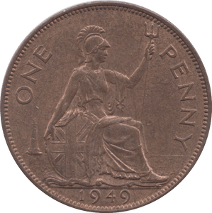 1949 PENNY ( UNC ) - PENNY - Cambridgeshire Coins