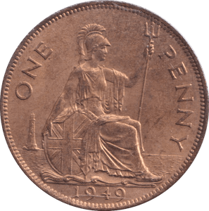 1949 PENNY ( UNC ) - PENNY - Cambridgeshire Coins