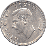 1949 SILVER 5 SHILLING SOUTH AFRICA - SILVER WORLD COINS - Cambridgeshire Coins