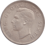 1949 SILVER CROWN NEW ZEALAND 1 - SILVER WORLD COINS - Cambridgeshire Coins