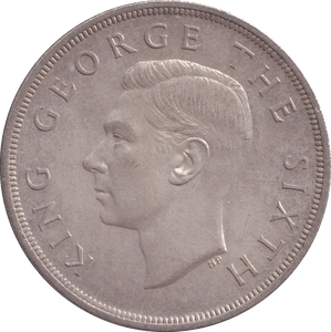 1949 SILVER CROWN NEW ZEALAND 2 - SILVER WORLD COINS - Cambridgeshire Coins