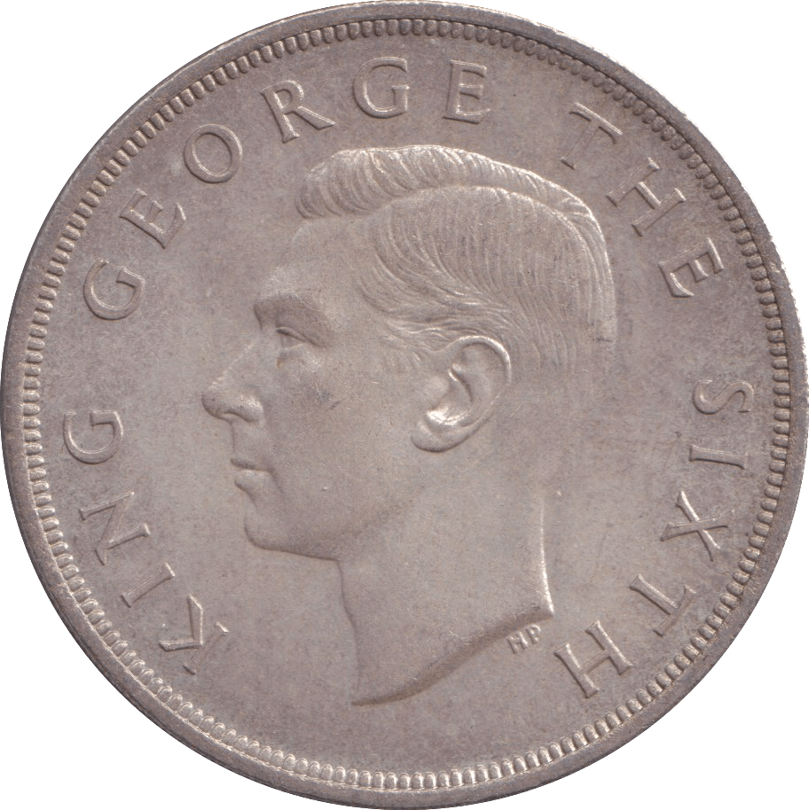 1949 SILVER CROWN NEW ZEALAND 2 - SILVER WORLD COINS - Cambridgeshire Coins